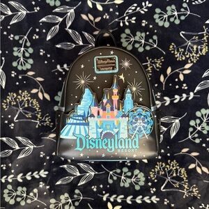 Loungefly Disneyland Resort Backpack - Black and Blue